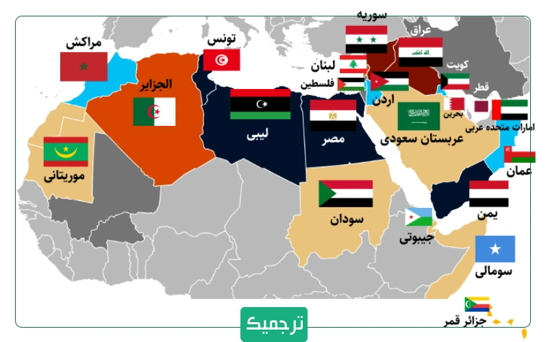 عربی، زبان رسمی ۲۵ کشور