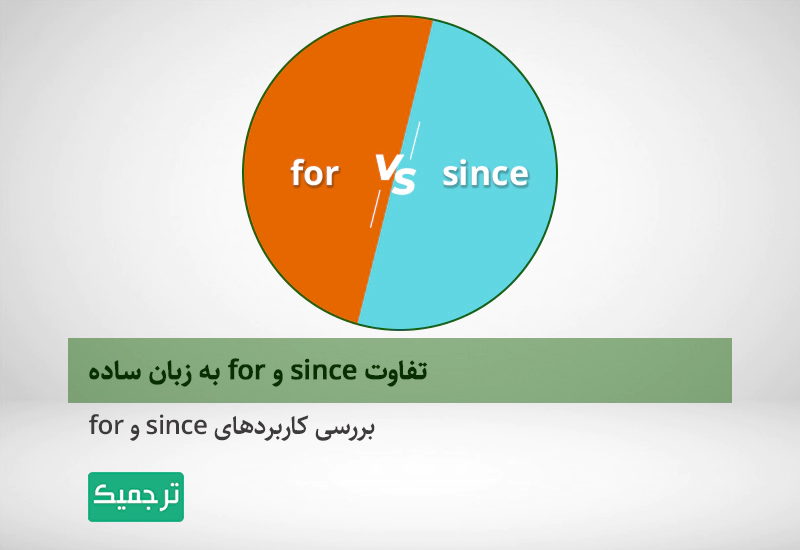 تفاوت since و for