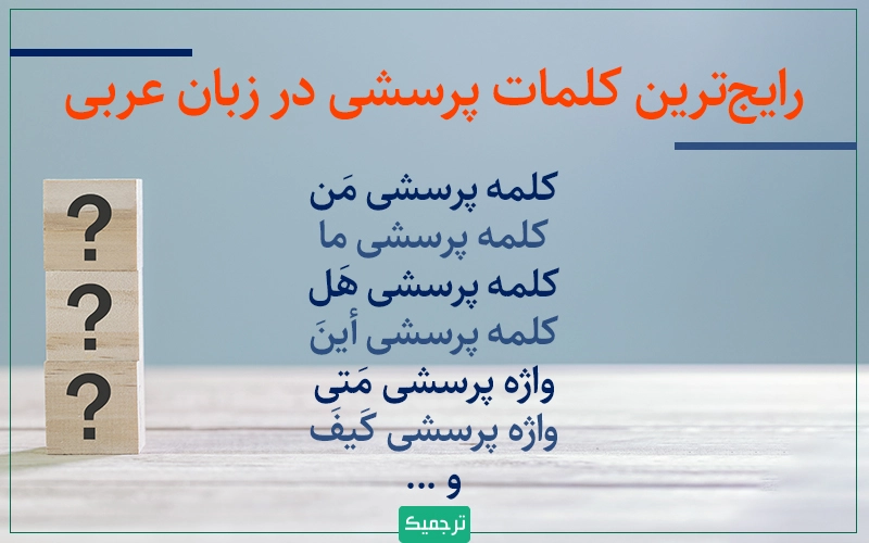 رایج‌ترین کلمات پرسشی در زبان عربی