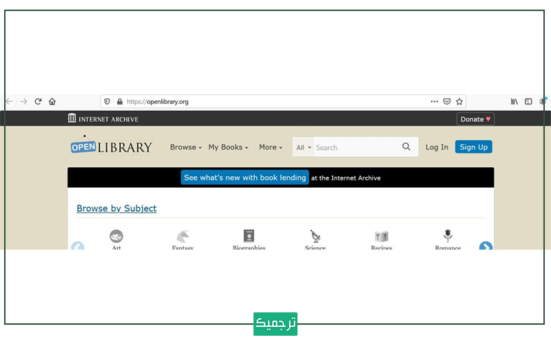 در حال حاضر، Open Library به عنوان بهترین منبع دانلود کتاب‌های خارجی جهت ترجمه که کم‌یاب هستند، شناخته می‌شود